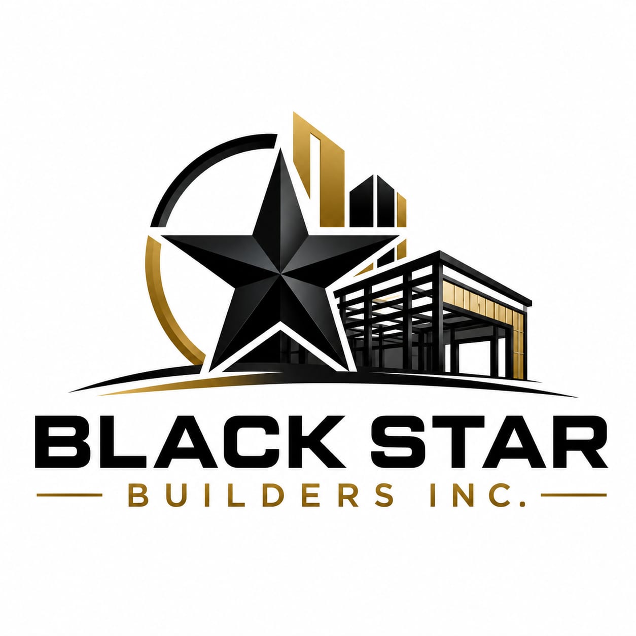 Black Star Builders logo